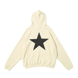 Fog T Shirt Autumn and Winter FivePointed Star Simple AllMatch Letters Printed Printed Sweater Fear Of God