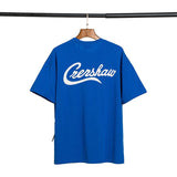 Fog Faer of God Double Line High Street Short Sleeve Tshirt Men & Women Trendy Fear Of God