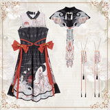 Gothic Lolita Harajuku Style Clothing Beast Fight Op Retro Chinese Style Element Lolita Small Skirt