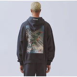 Fog Hoodie Floral Sweatshirt Hoodie Male and Female Large Size Retro Sports Fear Of God essential