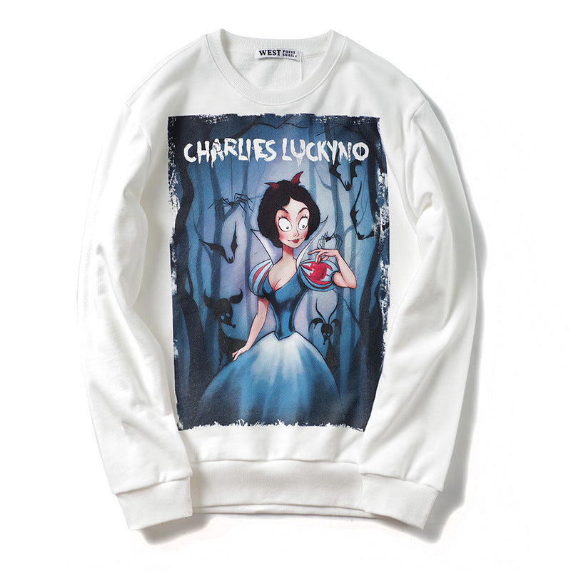 Charlie Luciano Hoodie Snowyprincess Sweater Cotton Loose Autumn And Winter