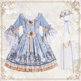 Gothic Lolita Harajuku Style Clothing Fairy Overture Op Japanese Sweet Small Skirt