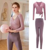 Moisture Wicking Shirts Fitness Suit Women's Quick-Drying Tights Autumn Sports Suit Yoga Clothes