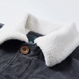 Bane Coat Cotton Coat Corduroy Fur Collar