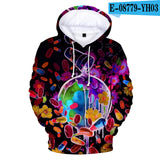Juice WRLD in Loving Memory Hoodie Rapper Juice WRLD Casual 3D Printed Hood Sweatshirt