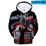 Juice WRLD in Loving Memory Hoodie Rapper Juice WRLD Casual 3D Printed Hood Sweatshirt