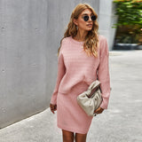 Beth Dutton Outfits Winter Minimalist Solid Color Sweater Suit for Women