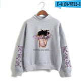 Juice WRLD in Loving Memory Hoodie Hip Hop Singer Juice WRLD Printed Fashion Loose High Collar Sweatshirt