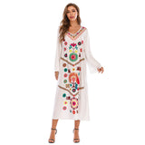 Women Plus Size Dresses Bohemian Maxi Dress Printed Dress