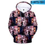 Juice WRLD in Loving Memory Hoodie Rapper Juice WRLD Casual 3D Printed Hood Sweatshirt