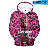 Juice WRLD in Loving Memory Hoodie Rapper Juice WRLD Casual 3D Printed Hood Sweatshirt