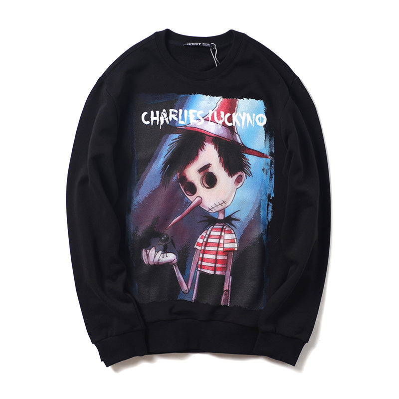 Charlie Luciano Hoodie Pinocchio Sweater Pure Cotton Sure Autumn And Winter