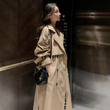 Beth Dutton Outfits Windbreaker Women's Mid-Length Small Workwear Thin Autumn Wear Coat