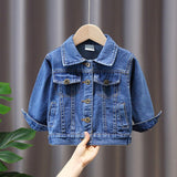 Toddler Girl Jackets Girls' Jean Jacket Autumn Clothes