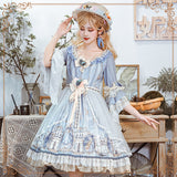 Gothic Lolita Harajuku Style Clothing Fairy Overture Op Japanese Sweet Small Skirt