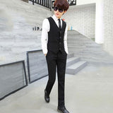 Tuxedo Vests Men Suit Vest Sleeveless Suit Vest Summer Slim-Fitting Cool