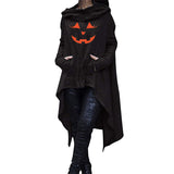 Halloween Costumes Autumn and Winter Pumpkin Skirt Printed Hoodie Women