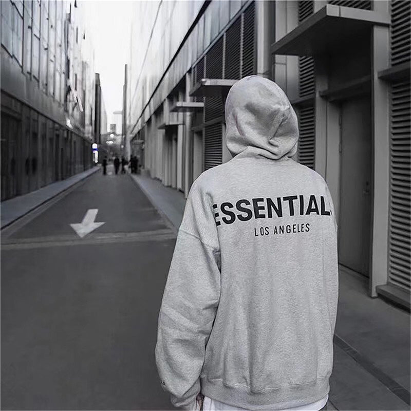 Fog Fear Of God Essentials Hoodie Hoodie Hooded Sweater Men's Loose Trendy Plus Size Retro Sports Casual Fashion Essl