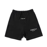 Fog Short Summer European and American High Street Fashion Brand Embroidery Double Line Letter Embroidery Reflective Casual Shorts Fear Of God