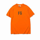 Fog Colorful FG Printed round Neck Short Sleeve Fear Of God