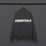 Fog Sweatshirt Duplex LightReflecting Hoodie Pullover Velvet Padded Bottoming Shirt Men and Women Fear Of God