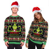 Ugly Christmas Sweater Digital Printing Men's and Women's Same round Neck Sweater Autumn Long Sleeve Pullover Top