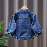 Toddler Girl Jackets Girls' Jean Jacket Autumn Clothes