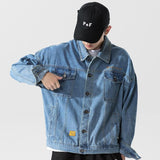 Men's Clothing Fall Denim Jacket Men's Autumn New Loose Denim Jacket Large Size Men Denim Jacket