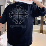 CHH Chrome Heart T Shirt Spring/Summer Printed Round Neck Short Sleeve T-shirt Men 'S And Women 'S Tops