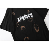 Men T Shirt Summer Casual Tops Letter Print Short-Sleeve Printed Men's Summer round Neck Half Sleeve Trendy Loose