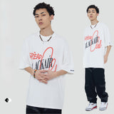 Blackair T Shirt Blackair Graffiti Letter Print Short-Sleeve T-shirt