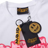 Justin Bieber Drew House T shirt ShortSleeved Tshirt Men and Women Trendy Fog High Street Loose