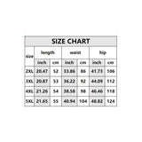 Women Plus Size Denim Shorts Slim Fit Ripped Denim Shorts