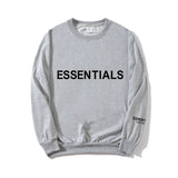 Fear Of God Fog Sweatshirt Essentials Double Line Brushed Hoody Tide Brand Letters