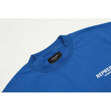 Present T Shirt Niche Retro Small Neckline Letter Print