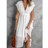 Nina Parker Dresses Double-Layer Tulle Dress Waist Trimming Loose Long Dress