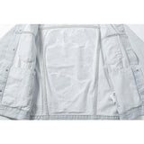 Off White Jacket Ow Letter Printed Arrow Washed Do The Old Cowboy Coat Owt