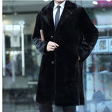Beaver Coat Men Autumn and Winter Coat Men's Thick Leather Coat Coat