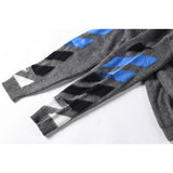 Off White Winter Sweaters Wool Gradient Arrow Men and Women Couple Loose-Fitting Pullover round-Neck Knitted Sweater