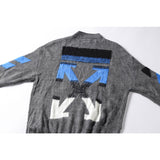 Off White Winter Sweaters Wool Gradient Arrow Men and Women Couple Loose-Fitting Pullover round-Neck Knitted Sweater