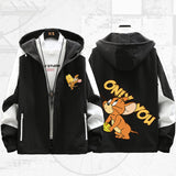 Tom and Jerry Hoodie Men and Women Couple Autumn Personality Casual Jacket Coat