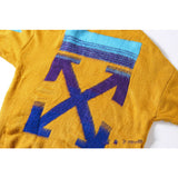 Off White Winter Sweaters Autumn and Winter Arrow Mohair Knitted Sweater