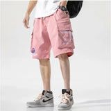 Summer Men Shorts Five-Point Workwear Beach Pants