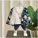 Toddler Boys Jackets Ultraman Clothes Boy's Autumn Coat