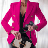 Women Coat Women's Slim Fit Solid Color Fashion Casual Short Coat