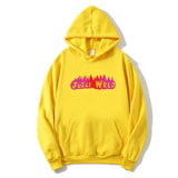 Drippy Hoodies Hip Hop Singer Juice WRLD Flame Printed Loose Sweatshirt