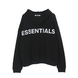 Fog Hoodie Autumn and Winter 3M Reflective Letter Embroidery Hoodie Sweater Fear Of God