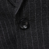 Seersucker Suit Suit Men's Black Vertical Striped Suit Three-Piece Suit Men