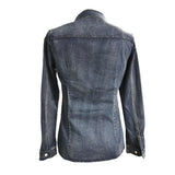 Beth Dutton Outfits Sexy Fashion Long Sleeve Lady's Denim Jacket Shirt Dress