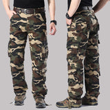 Baggy Cargo Pants for Men Cotton Camouflage Trousers Men's Overalls Straight-Leg Pants Large Size Casual Pants Pants